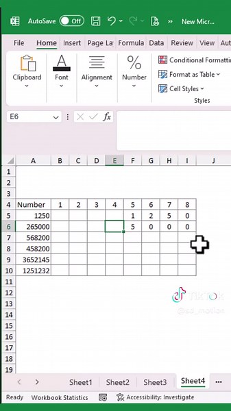 How to split Numbers/Text into the individual cells in Excel #viral #foryou #fypシ #fyp #Excel #exceltricks #exceltip #msexcel