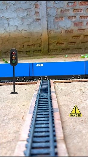 🚧 JCB Working on Railway Track Before Train Arrival | Realistic Miniature Diorama Scene
