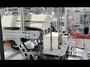 High Speed Double Wall Ripple Wall Paper Cup Machine Production Line Running in Customer's Factory