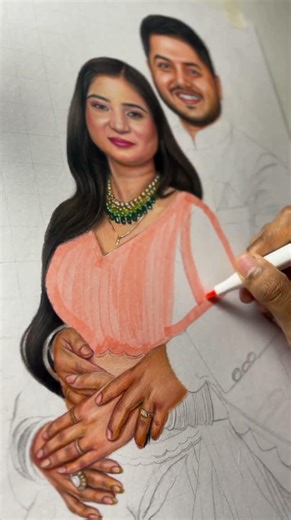 Couple commission work |Part-2| #commission #paidartwork #couple