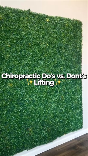 Dr. Jamie J Foster on Instagram: "Proper lifting isn’t optional—it’s preventative care. We’ve got your back. Literally. #ChiropracticWorks #InjuryPrevention #WestCobb"