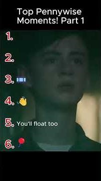 Pennywise's Best Moments! #it #itwelcometoderry #pennywise #movie #edit #ranked #strangerthings