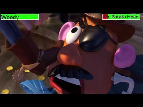 Toy Story 3 (2010) Western Battle with healthbars