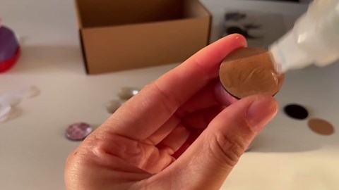 97pcs DIY Fridge Magnets Craft Set Include 1-Inch Paper Punch,Craft Magnets Glass Ceramic Ferrite Magnet with Adhesive Backing and Clear Glass Cabochons for Refrigerator (48 Sets,1 Inch, Round) (97)