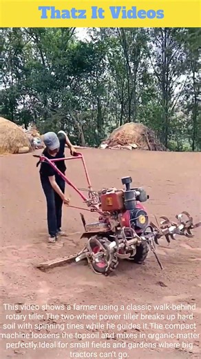 Walk-Behind Tiller: Small Field Soil Prep