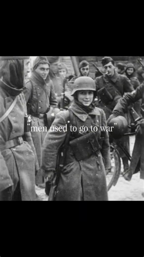 Men used to go war #history