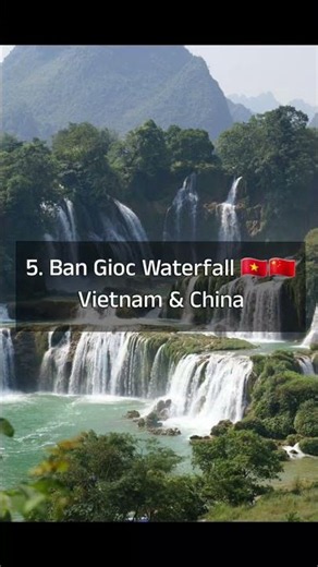 10 Most Beautiful Waterfalls in the World 🌊✨ | Must-Visit Natural Wonders! #travel #fyp #trending