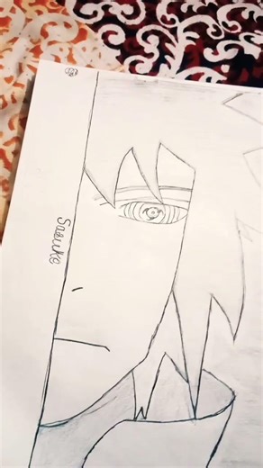 #@raghav_sketches #sasuke #naruto #anime #animeeart