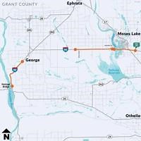 I-90 paving near Moses Lake starts July 21, plan for longer travel times