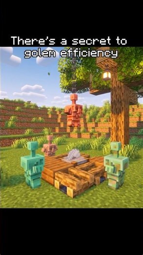 Secret Copper Golem Efficiency Mechanic in Minecraft