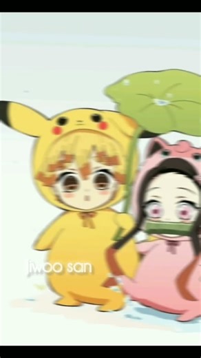 nezuko and zenitsu 🥰 #demonslayer #nezukochan #animemoments #kny #animescenes #trending #cute #edit