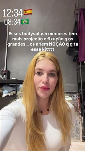 Virginia explaining the body splash kit from today's launch, guys this kit is amazing 🙌✅ #wepink