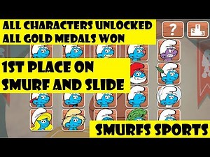 The Smurf Games – Sports Competition All 6 Events All Characters Unlocked