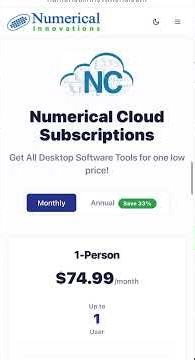 Where to Sign Up for Numerical Cloud – Quick Tutorial (December 2025 Update)