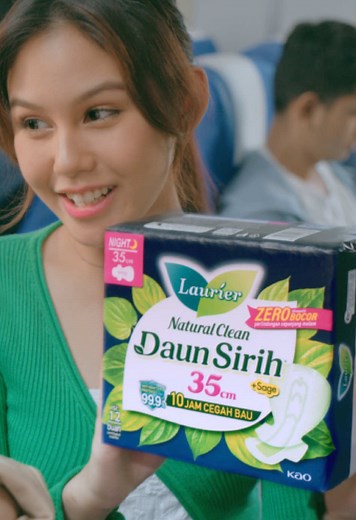 Laurier Daun Sirih: Pembalut Anti Bau 10 Jam