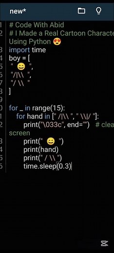 Python Can Make Cartoons?! 🤯 #coding #learnpython #codingbat #shorts #pythonshorts #learnpython