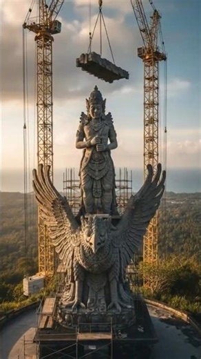 How a Giant Stone Monument Is Built Timelapse Construction