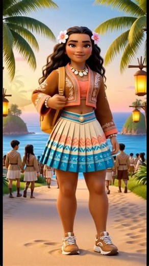 What if Disney princesses as high school students? 👑📚