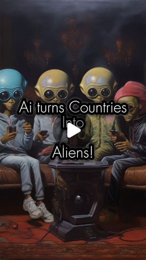 Universal.Ai on Instagram: "Ai turns Countries into Alien! - - Check out the link on my Linktree to gain access to Ebooks that will guide you on everything you need to know about creating Ai Generated content.📚 Application used: Midjourney - - #ai #aiart #midjourney #countries #alien #ufo"