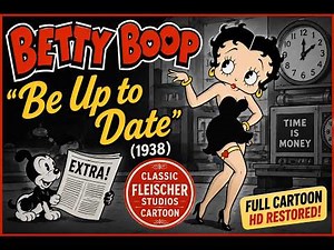 Betty Boop – Be Up to Date (1938) | Classic Fleischer Studios Cartoon