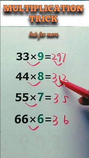 Easy Multiplication Trick You Must Know 😲 | Math Trick