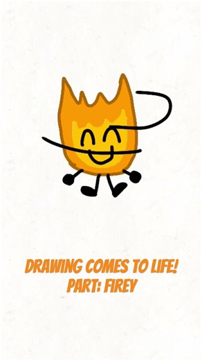 Firey drawing comes to life!!!