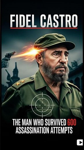 The Man Who Cheated Death 600 Times #fidelcastro #history
