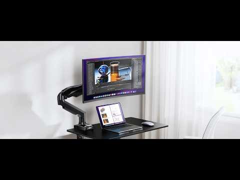 HUANUO FlowLift™ Monitor Arm Review – Adjustable 13–32” Stand!