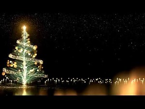 Gold Christmas Night | 4K Background loop Visual Effects | Motion | Animation