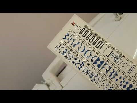 Singer Futura XL550 embroidery machine unboxing and demonstration