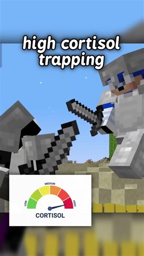 High vs Low Cortisol Minecraft Traps