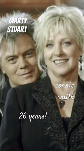happy 26th anniversary to one sweet country couple! marty stuart & connie smith! both good singers!