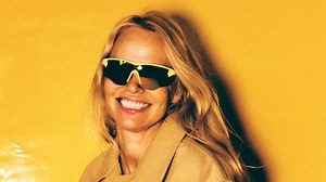 Pamela Anderson, 56, looks sporty in yellow shades paired with jumpsuit