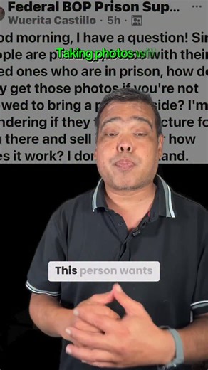 Kyle Sandler on Instagram: "How Inmates Take Photos During Federal Prison Visitation. We explain how inmates and their loved ones are able to take pictures during visitation in federal prison without bringing in phones. We discuss how inmates can purchase photo tickets from commissary for $1 each, and how inmate photographers in the visitation room use these tickets to take pictures that are later approved and distributed to inmates."
