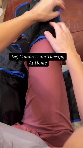 At home leg compression massage!! Grab this on the TikTok Shop! #legmassage #massager #compressiontherapy #aircompressionlegmassager #legmassager @TOLOCO Store