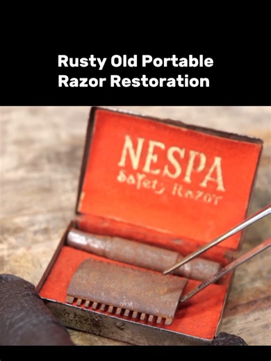 Restoring a Rusty Old Portable Razor to Its Former Glory