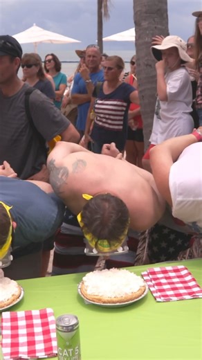 Do you have what it takes to be crowned the World Key Lime Pie Eating Champion? Registration is open for this fabulous 4th of July contest at www.KeyLimeFestival.com. Watch the action from last year! | The Florida Keys & Key West