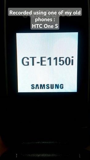 Samsung GT-E1150i - Startup and Shutdown (Recorded using HTC One S)