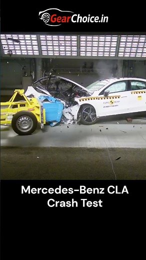 Mercedes-Benz CLA Crash Test 2025 🚨 Safety & Impact Analysis