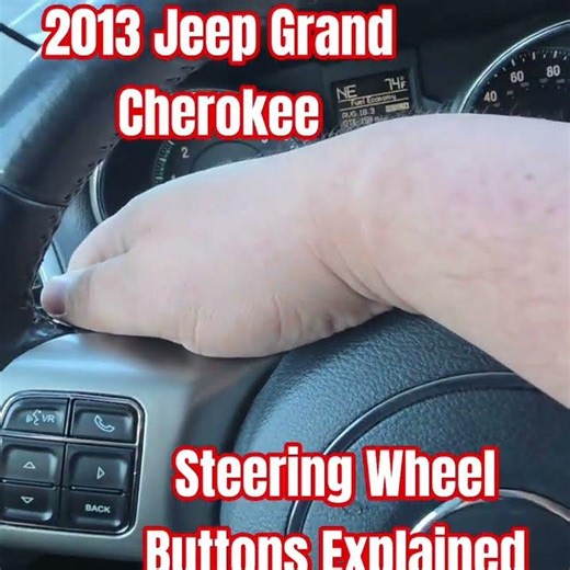 2013 Jeep Grand Cherokee Steering Wheel Buttons Explained | Hidden Features