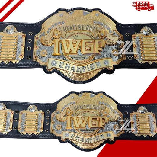 IWGP V3 World Heavyweight Wrestling Championship Belt – Dual Plated Adult Size Replica – Premium NJPW Style Collector Title - Etsy