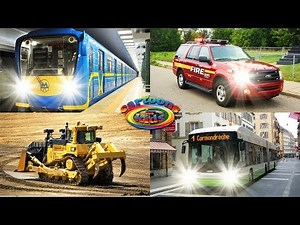 Изучаем транспорт для детей. Развивающее видео на логику для самых маленьких