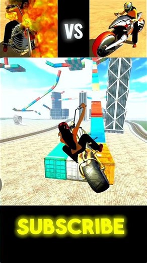Ghost Rider vs Cobra Bike 💀🔥 Impossible Stunt Challenge | Indian Bike 3D