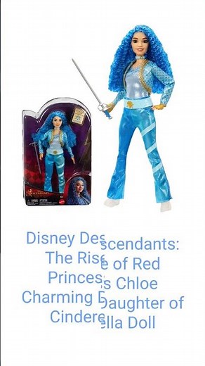 Disney Descendants: The Rise of Red Princess Chloe Charming Daughter of Cinderella Doll
