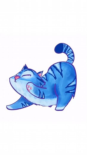 Derpy and a big stretch. Being cute and deadly is so hard. #kpdh #kpopdemonhunters #derpy #procreate #rosehillenart | Rose Hillen Art