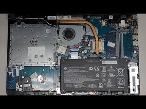 HP Laptop 15-da0073ms Disassembly RAM SSD Hard Drive Upgrade Fan Replacement Repair