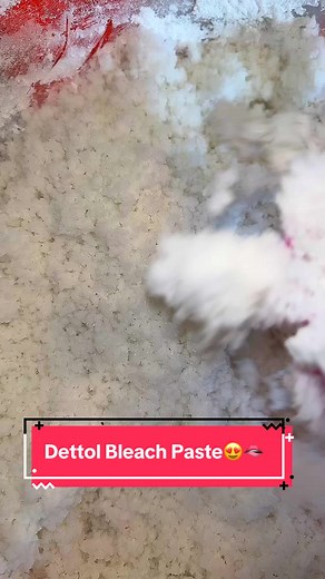 Easy Dettol Bleach Powder Paste for Laundry