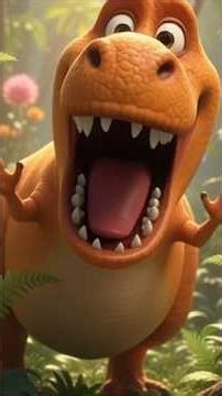 T-Rex & Brontosaurus Dance Party 🦕 #dinosaursong #kidsdance