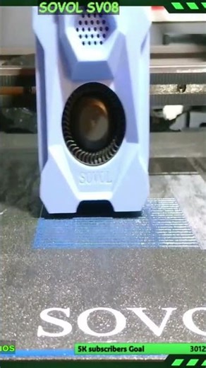 sv08 printing a TPU pressure advance test #3dprinter #3dprinterupgrade #3dprinting #sv08