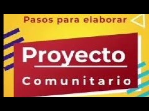 Steps to develop a community project.